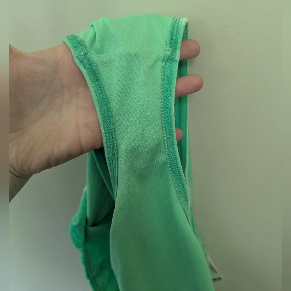 ASOS‎ Mint Green Velvet Bikini Set High Waist